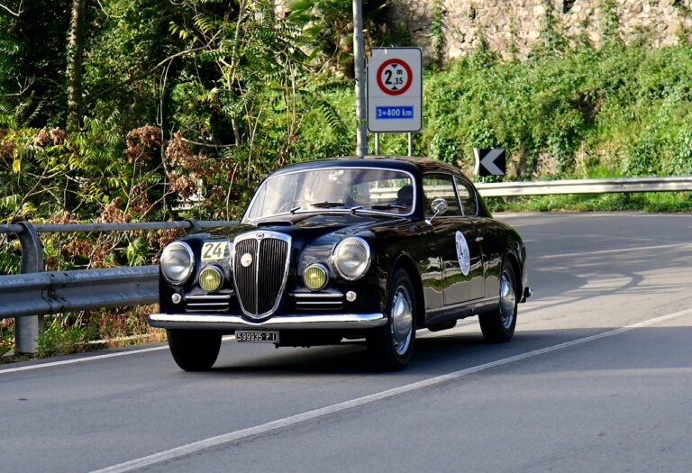 Franco Reisoli su Lancia Aurelia B20 del 1952