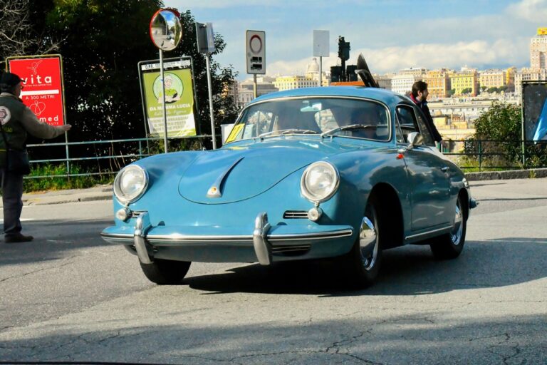 Paolo Bisio su Porsche 356 BTS del 1961