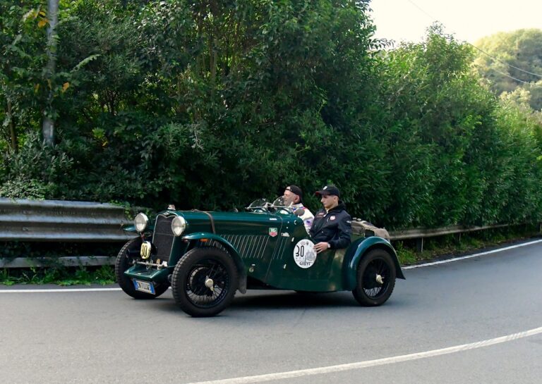 Piero Torti su Singer Le Mans del 1934