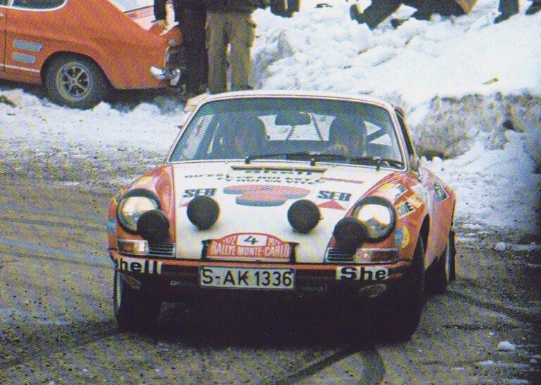 Miniature Porsche 911 S Rallye Monte-Carlo 1972 - 1/43 Décals Arena - Neuf